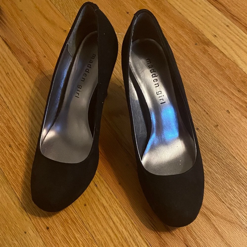 Madden Girl Black Heels for Women - Picture 1 of 8